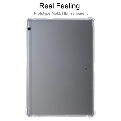 YANTAIAN Accesorios de tabletas para Huawei MediaPad T3 10 Funda Protectora de TPU Transparente a Prueba de Golpes