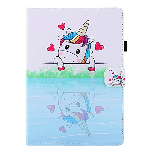 YANTAIAN Accesorios de tabletas para Lenovo Tab 4 10 Plus Dibujo de Color Funda de Cuero Horizontal Flip PU con Soporte y tragamonedas de Tarjetas y Función de desvanecimiento/desvanecimiento