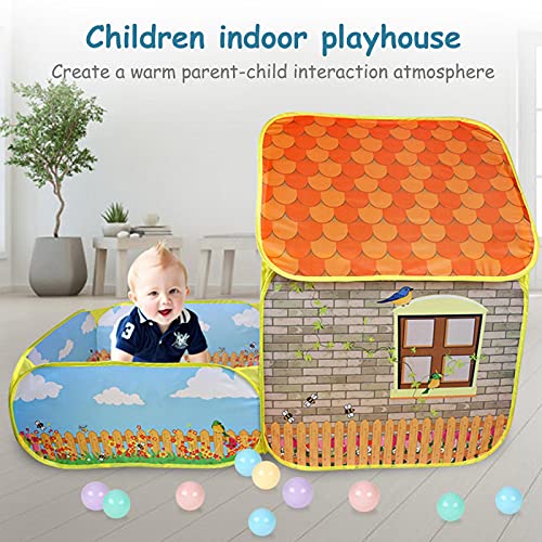 Yeahb 150×120×120cm Tienda De Campaña Infantil con Bolas Carpa De Juegos para Niños Portátil Tienda De Juegos Bebe Multifuncional Tienda De Pelotas para Sala De Estar, Patio, Jardín, Fiesta, Etc