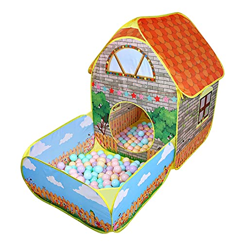 Yeahb 150×120×120cm Tienda De Campaña Infantil con Bolas Carpa De Juegos para Niños Portátil Tienda De Juegos Bebe Multifuncional Tienda De Pelotas para Sala De Estar, Patio, Jardín, Fiesta, Etc