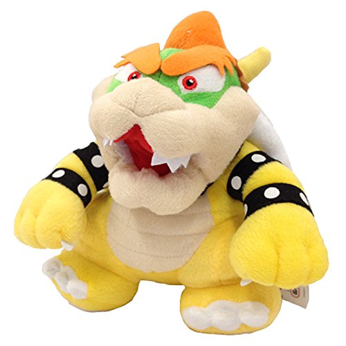 Yijinbo Super Mario Bros Koopalings - Peluche de peluche (8 unidades), diseño de rey Bowser Lemmy Larry Roy Wendy O. Morton Larry Iggy