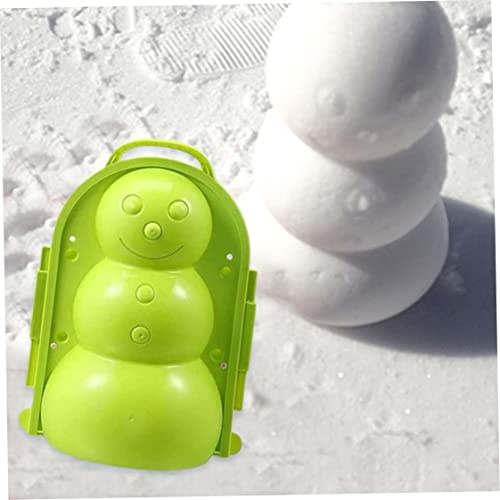 Yililay Forma De Pingüino Invierno Plástico Snowball Maker Clip Clip Kids Outdoor Snow Ball Mold Toys para Niños Niños Al Aire Libre Color Aleatorio 3pcs