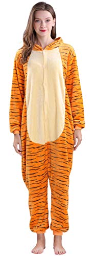 Yimidear Unisex Cálido Pijamas para Adultos Cosplay Animales de Vestuario Ropa de Dormir Halloween y Navidad