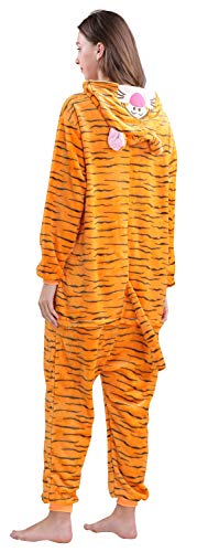 Yimidear Unisex Cálido Pijamas para Adultos Cosplay Animales de Vestuario Ropa de Dormir Halloween y Navidad