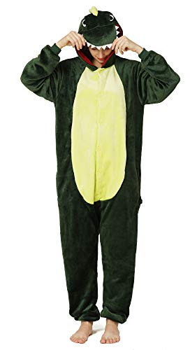 Yimidear Unisex Cálido Pijamas para Adultos Cosplay Animales de Vestuario Ropa de Dormir Halloween y Navidad