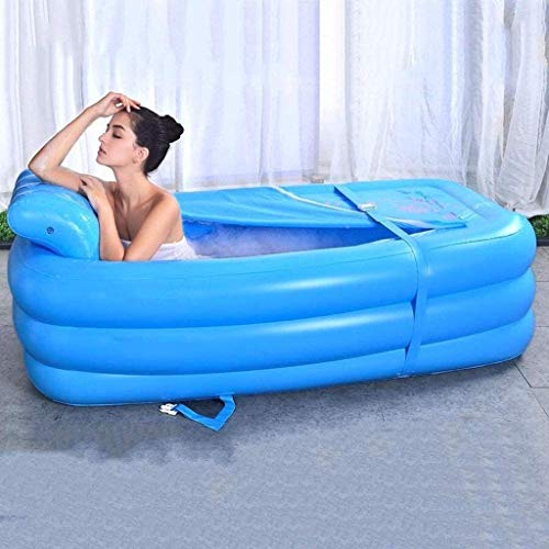 YIQIFEI Bañera Inflable, bañera Plegable portátil para Adultos, bañera Inflable, bañera de pie (Juguetes para la Piscina)