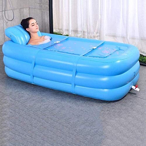 YIQIFEI Bañera Inflable, bañera Plegable portátil para Adultos, bañera Inflable, bañera de pie (Juguetes para la Piscina)