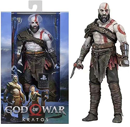 YIRU Figura de juguete de God of War 4: Figura de PVC de Kratos - 7.1 pulgadas