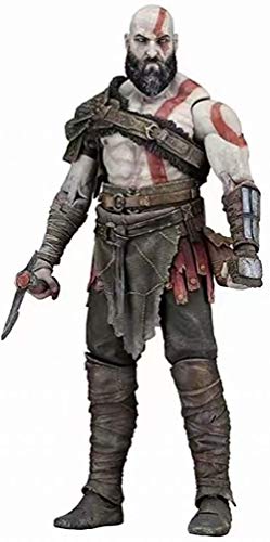 YIRU Figura de juguete de God of War 4: Figura de PVC de Kratos - 7.1 pulgadas