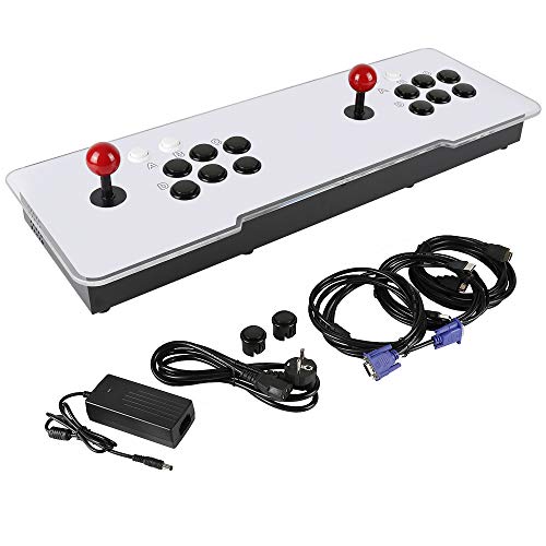 YJIIJY Pandoras Box Arcade con 3003 Juegos Clásicos, 2 Joystick Partes de la Fuente de Alimentación HDMI y VGA y Salida USB