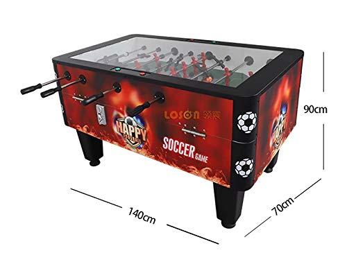 YLJJ Máquina de fútbol de Escritorio portátil para Adultos y niños, Entretenimiento de fútbol, Juegos de fútbol, Juegos educativos para niños, máquina de fútbol, Rojo, 140X70X90cm