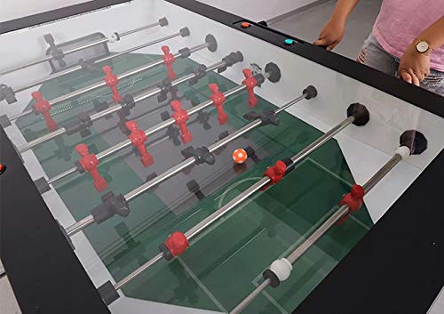 YLJJ Máquina de fútbol de Escritorio portátil para Adultos y niños, Entretenimiento de fútbol, Juegos de fútbol, Juegos educativos para niños, máquina de fútbol, Rojo, 140X70X90cm