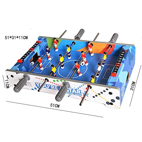 YLJYJ Foosball Table Football Game W/Game Room Indoor Soccer Game Table For Adults Kids Room Sports Game Soccer Foosball Table Toy(Pools)