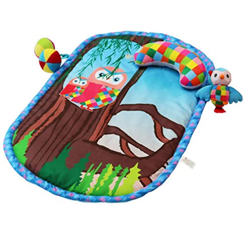 YLWL Estera de juego infantil Estera de arrastre Niño Anti-excéntrica Almohada Estera de juego de tiempo de barriga colorido