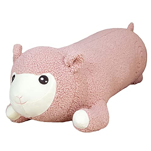 YMQKX 60-120cm de Dibujos Animados de Alpaca de Peluche de Juguete Almohada de Dormir Larga de algodón PP de Peluche de Animales de Oveja muñeca Cama sofá cojín Kawaii Chico Regalo