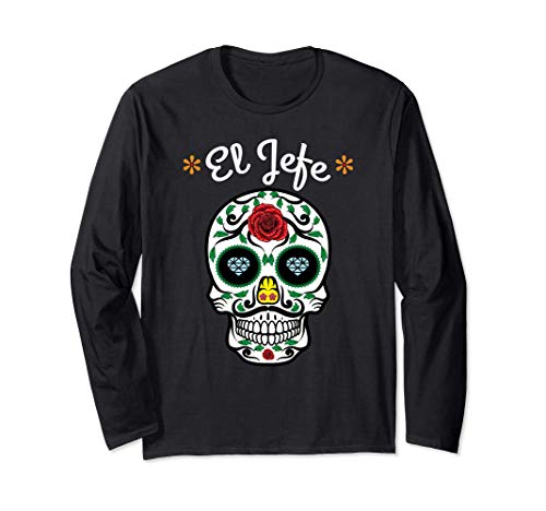 Yo Soy El Jefe Dia De Los Muertos Day of the dead for Men Manga Larga