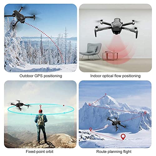 YOBDDD Drone 5G WiFi FPV, Drones con cámara 4K HD, Cámara 0-110 ° ESC, Drones GPS para Adultos, Anti-S de 3 Ejes (artefacto al Aire Libre)