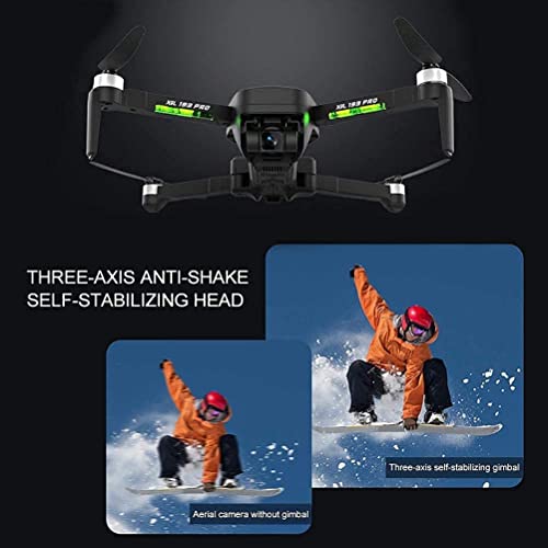 YOBDDD Drone 5G WiFi FPV, Drones con cámara 4K HD, Cámara 0-110 ° ESC, Drones GPS para Adultos, Anti-S de 3 Ejes (artefacto al Aire Libre)