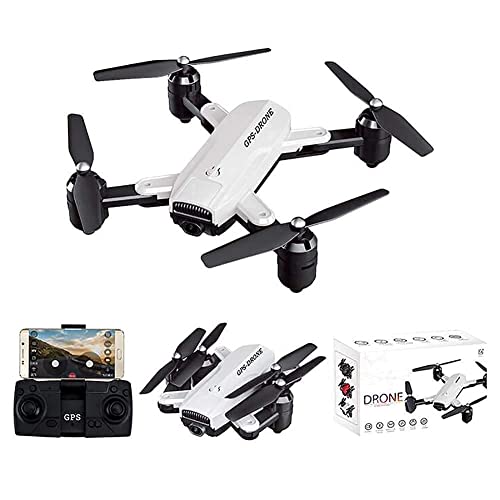 YOBDDD Drone Plegable, 5G WiFi FPV RC Quadcopter con cámara 4K para Adultos, GPS Return Home 1000Mah 18 Minutos (Drone al Aire Libre)