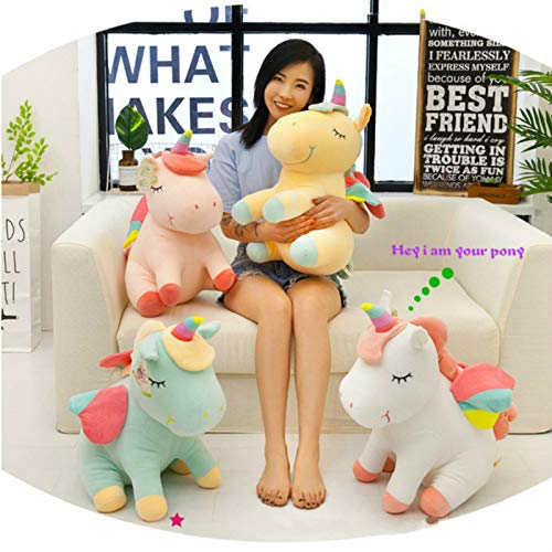 YUANHANG Peluches De Unicornio, Estilos De Arcoíris Suaves Y Lindos, Lindos Muñecos De Ponis De Ángel, Regalos De Cumpleaños Y Navidad para Muñecos, Cuatro Colores Y Cuatro Especificaciones.