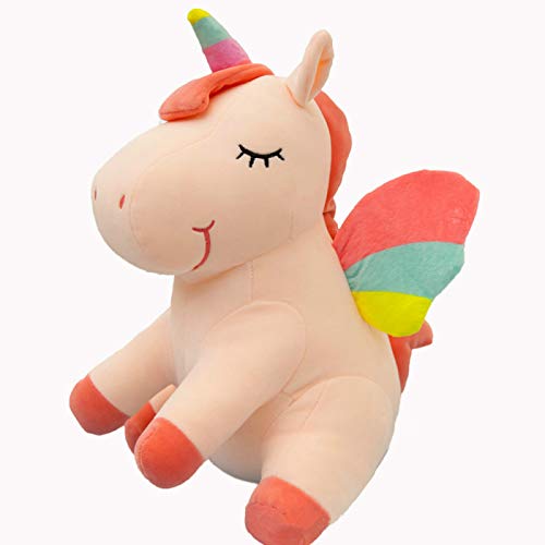 YUANHANG Peluches De Unicornio, Estilos De Arcoíris Suaves Y Lindos, Lindos Muñecos De Ponis De Ángel, Regalos De Cumpleaños Y Navidad para Muñecos, Cuatro Colores Y Cuatro Especificaciones.