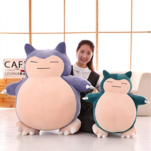 yuanyuanliu Snorlax Felpa Almohada Animal De Juguete Lleno De Animales De Algodón Relleno Abrazo Suave Colchón Almohada (Color : Purple, Size : 80cm)