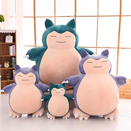 yuanyuanliu Snorlax Felpa Almohada Animal De Juguete Lleno De Animales De Algodón Relleno Abrazo Suave Colchón Almohada (Color : Purple, Size : 80cm)