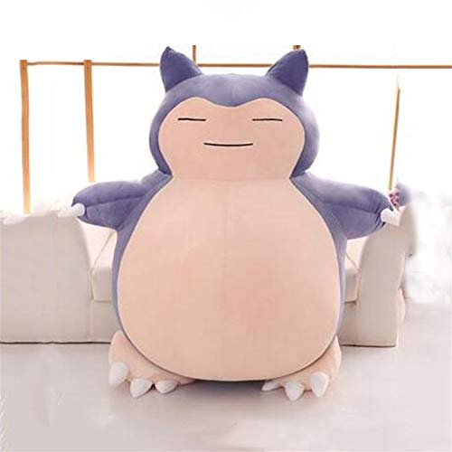 yuanyuanliu Snorlax Felpa Almohada Animal De Juguete Lleno De Animales De Algodón Relleno Abrazo Suave Colchón Almohada (Color : Purple, Size : 80cm)