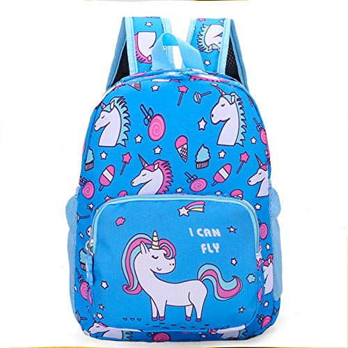 YUIOP Mochila Unicornio De Dibujos Animados Linda Mochila De Jardín De Infantes 3-6 Años Mochila De Viaje Para Bebés Y Niños