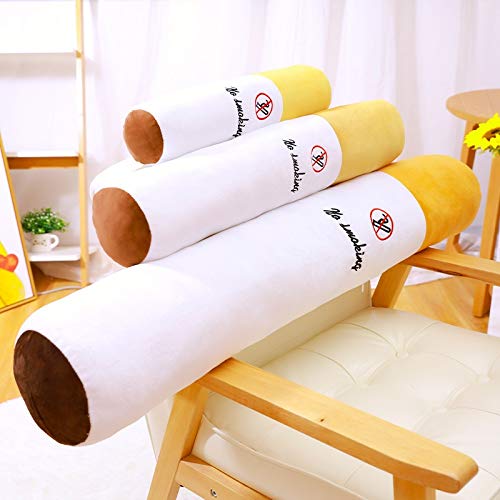 yukeren Cigarrillo Cigarrillos Creativas Almohada Muchachos Muñeca De Juguete De Felpa Niño Durmiendo Bajo La Versión Dejar De Regalo De Cumpleaños (Color : White, Size : 150cm)