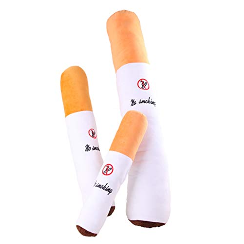 yukeren Cigarrillo Cigarrillos Creativas Almohada Muchachos Muñeca De Juguete De Felpa Niño Durmiendo Bajo La Versión Dejar De Regalo De Cumpleaños (Color : White, Size : 150cm)