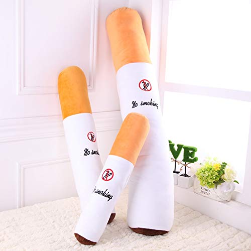 yukeren Cigarrillo Cigarrillos Creativas Almohada Muchachos Muñeca De Juguete De Felpa Niño Durmiendo Bajo La Versión Dejar De Regalo De Cumpleaños (Color : White, Size : 150cm)