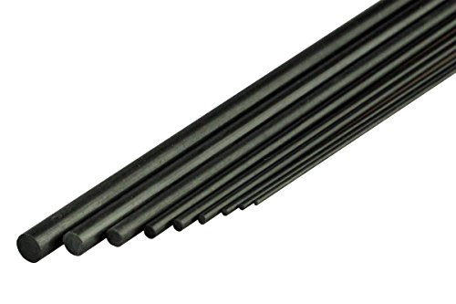 YUKI MODEL Tubos de Carbono 6mm x 1m / Fibra de Carbono Barras 709058