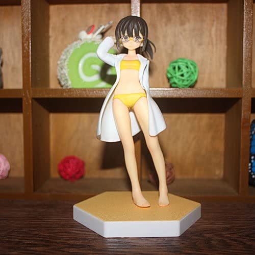 Yuxunqin Boku WA TOMODACHI GA SUKUNAI: RIKA SHIGUMA Queens de la Playa Serie 1/10 Escala CLORURO DE POLIVINILO Figura Estatua