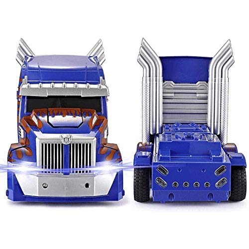 ZAKRLYB Control remoto del robot Transformers Optimus Autobots avispón Con Arma de coches RC de deformación sonidos de las luces 360 ° Velocidad de deriva eléctrica recargable Boy Juguetes regalo de l