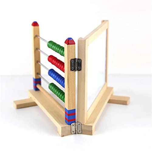 ZDAMN Ábacos Juguetes de matemáticas de Madera para niños Materiales Kid Abacus Número Abacus ARITHMÉTICO Contando Aprendizaje Earlizando Educación Juguete Herramienta Educativa Escolar