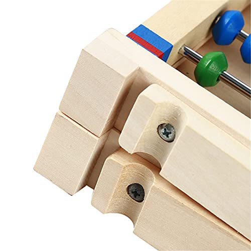 ZDAMN Ábacos Juguetes de matemáticas de Madera para niños Materiales Kid Abacus Número Abacus ARITHMÉTICO Contando Aprendizaje Earlizando Educación Juguete Herramienta Educativa Escolar