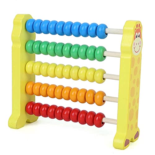 ZDAMN Ábacos Juguetes educativos de Madera Niños Abacus Educación aritmética Colorido Rack de computación Digital Herramienta Educativa Escolar (Color : Colorful, Size : One Size)