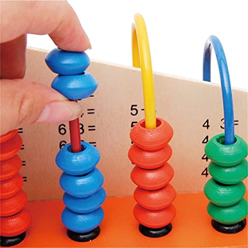 ZDAMN Ábacos NIÑOS EDUCACIÓN Abacus Abacus Abacus Cálculo Rack Niños Aprendizaje Educativo Juguete Matemáticas Juguete Herramienta Educativa Escolar (Color : Colorful, Size : One Size)