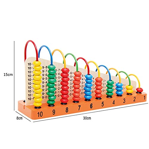 ZDAMN Ábacos NIÑOS EDUCACIÓN Abacus Abacus Abacus Cálculo Rack Niños Aprendizaje Educativo Juguete Matemáticas Juguete Herramienta Educativa Escolar (Color : Colorful, Size : One Size)