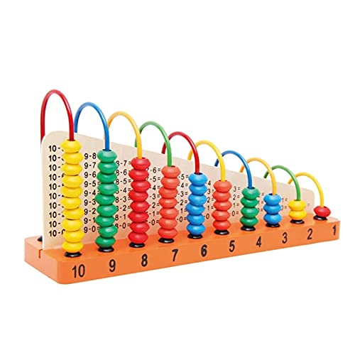 ZDAMN Ábacos NIÑOS EDUCACIÓN Abacus Abacus Abacus Cálculo Rack Niños Aprendizaje Educativo Juguete Matemáticas Juguete Herramienta Educativa Escolar (Color : Colorful, Size : One Size)