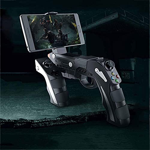 ZDSKSH AR Gun Toy 4D Juego de detección remota Gamepad Smart Bluetooth Pistol w/Phone Holder VR Game Handle Gun Juguetes al Aire Libre para Android iOS