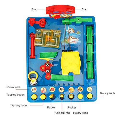 Zerodis Juguete de Laberinto Parque acuático Playset Rompecabezas Laberinto Juguetes Mesa Juego de Mesa Adultos Juguetes para niños