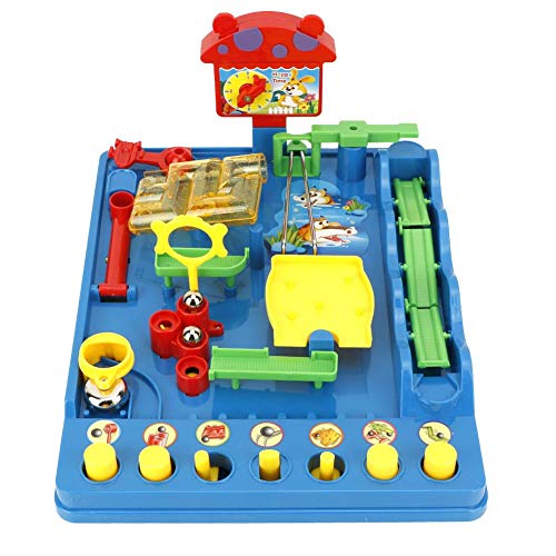 Zerodis Juguete de Laberinto Parque acuático Playset Rompecabezas Laberinto Juguetes Mesa Juego de Mesa Adultos Juguetes para niños