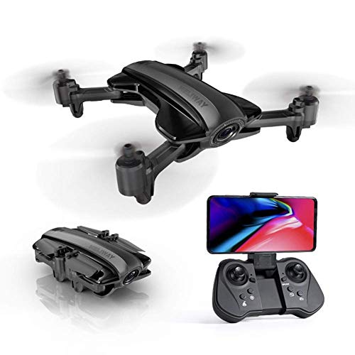 ZHCJH Drones Cámara para Adultos 1080P HD, GPS FPV Drone Plegable para Principiantes con Retorno automático a casa, Sígueme, Circle Fly, Tap Fly, Valla eléctrica