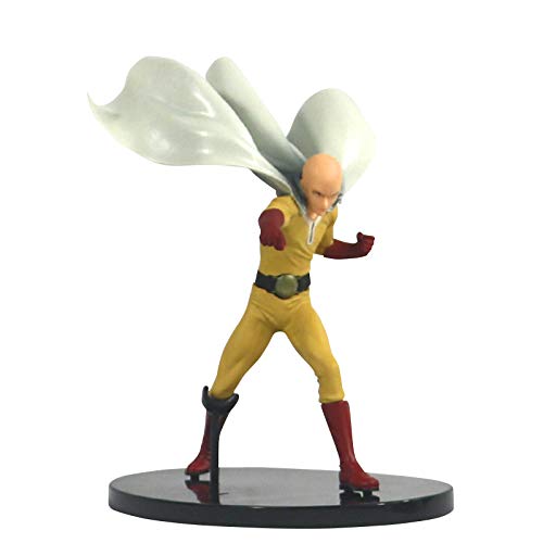 Zhongkaihua One Punch Man Saitama Figure Toys - Figuras de anime Saitama Heroes Toys Versión Q Figura de acción modelo de PVC - Colección One Punch Man Juguetes de Estatua Ornamentos de escritorio