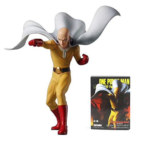 Zhongkaihua One Punch Man Saitama Figure Toys - Figuras de anime Saitama Heroes Toys Versión Q Figura de acción modelo de PVC - Colección One Punch Man Juguetes de Estatua Ornamentos de escritorio