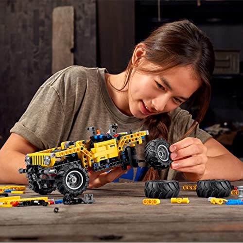 ZINIUKEJI 42122 Kit de construcción de Juguete, Compatible con Jeep Wrangler 4x4 Coche de Juguete Coches de Juguete Regalo para niños y niñas de 8 9 10 11 12