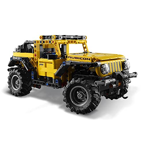 ZINIUKEJI 42122 Kit de construcción de Juguete, Compatible con Jeep Wrangler 4x4 Coche de Juguete Coches de Juguete Regalo para niños y niñas de 8 9 10 11 12