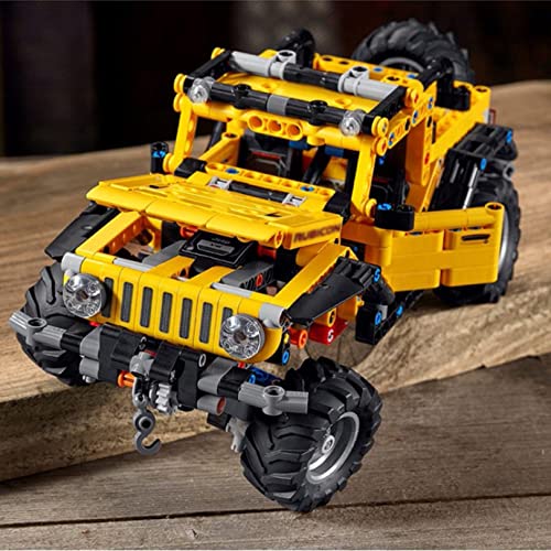 ZINIUKEJI 42122 Kit de construcción de Juguete, Compatible con Jeep Wrangler 4x4 Coche de Juguete Coches de Juguete Regalo para niños y niñas de 8 9 10 11 12